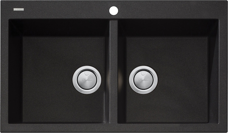 Oliveri Santorini Double Bowl Topmount