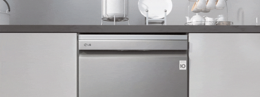  LG QuadWash® dishwashers with the TrueSteam® cycle