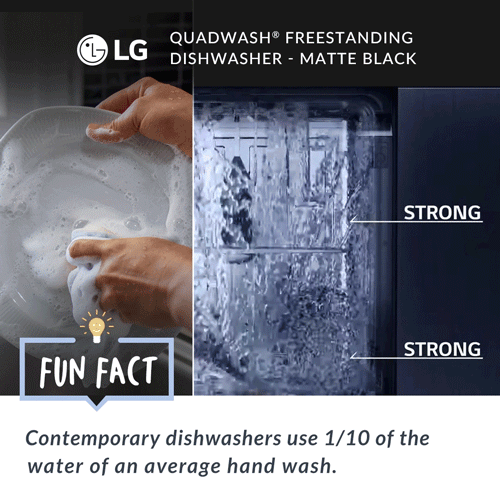 LG’s 60cm Freestanding Dishwasher