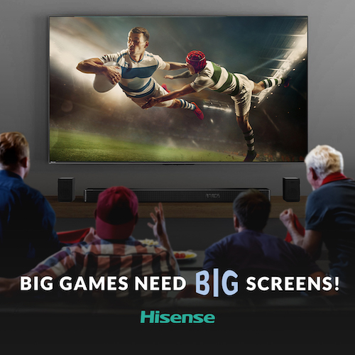 Big Screen TV by Hisense