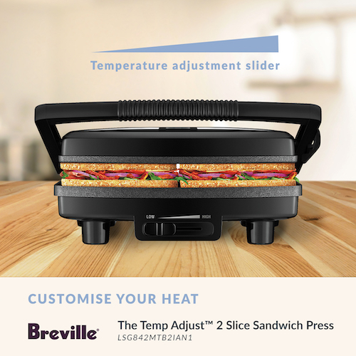 Breville’s The Temp Adjust™ Sandwich Press 
