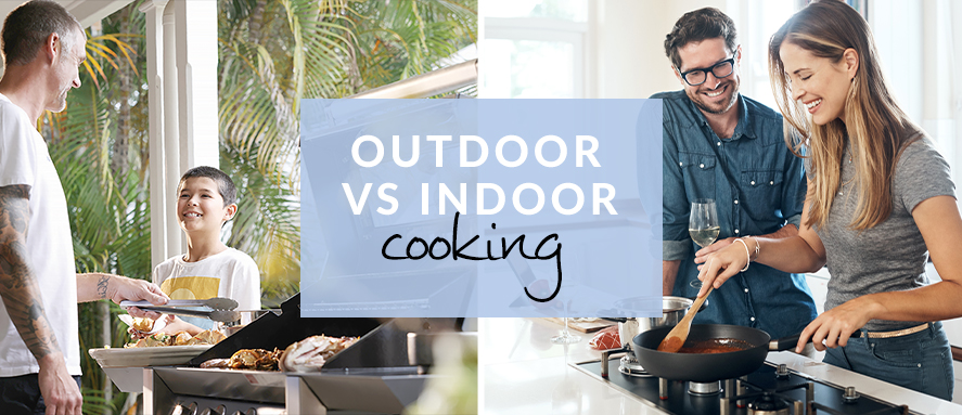 indoor vs outdoor cooking
