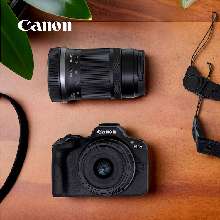 Canon’s EOS R50 Mirrorless Camera + RF-S 18-45mm and RF-S 55-210mm Lens Kit – 
R50TKIS