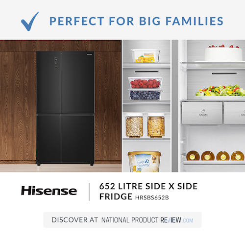 Hisense 652L Side by Side Fridge
