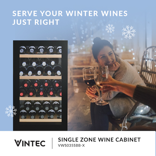 35-bottle wine cellar for entertaining