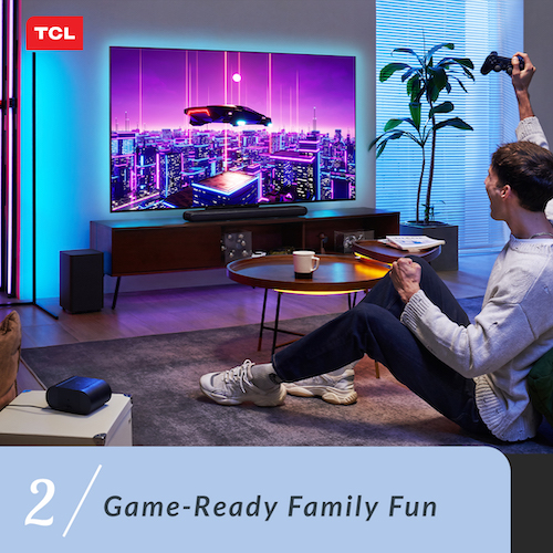 TCL’s 55” QD-Mini LED 4K Smart TV