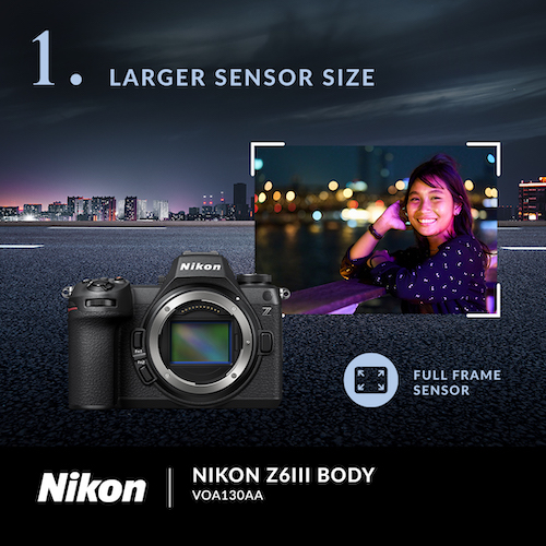 crucial factors for low-light performance is the size of the camera’s sensor