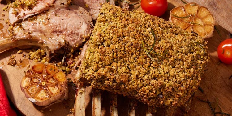Father's Day Recipe: Pistachio Crusted Rack of Lamb