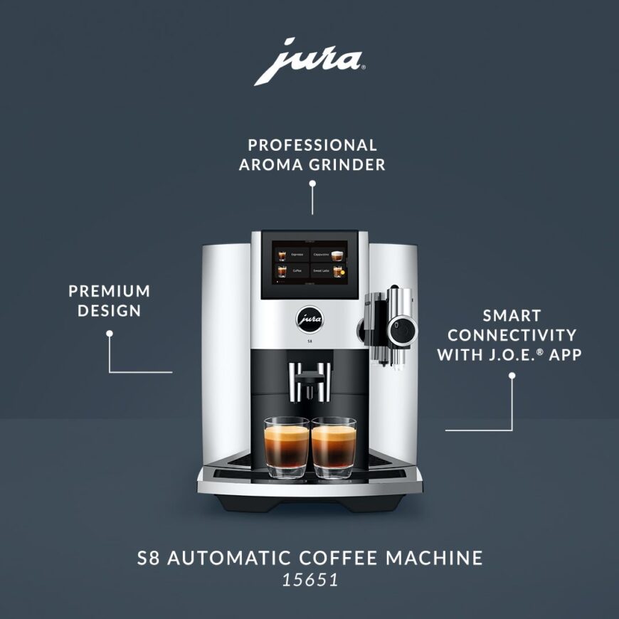 Jura’s S8 Fully Automatic Coffee Machine