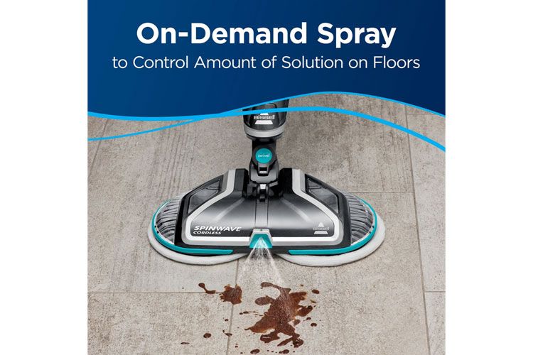 easy cleaning motion across the floor