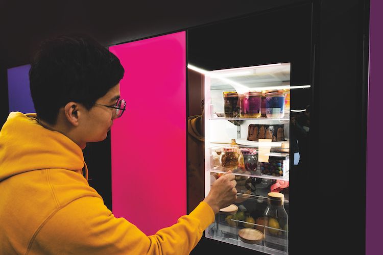 InstaView Glass Door Panel Fridge