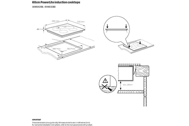 Hob2Hood technology in Westinghouse’s PowerLite Induction Cooktop