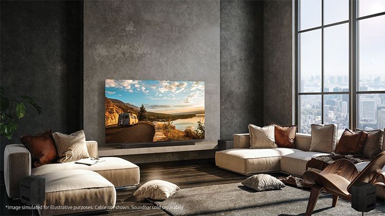 Samsung TV’s in-built up firing speakers